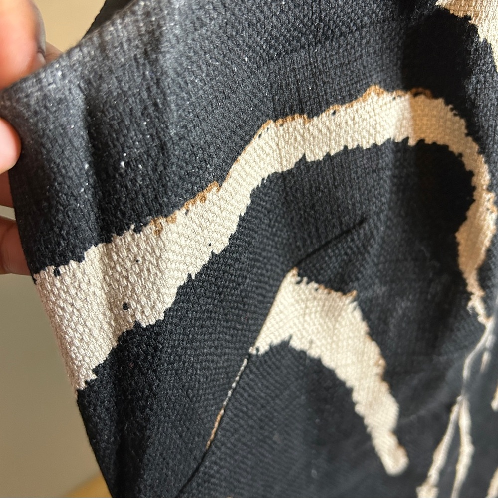 LOFT Black and White Zebra Pattern Mini Dress - Picture 13 of 13